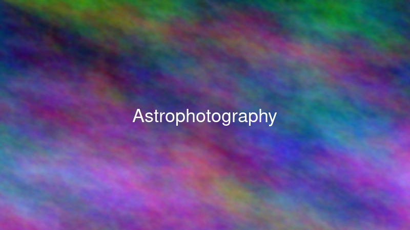 Astrophotography Setup